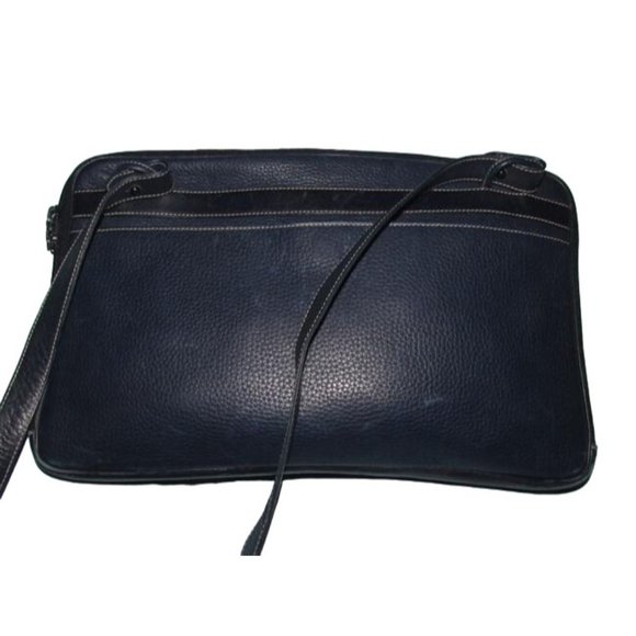 Gucci Vintage Crossbody Shades Of Navy In Smooth And Textured Leather - Picture 11 of 12